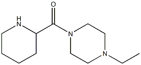 1-ethyl-4-(piperidin-2-ylcarbonyl)piperazine Struktur