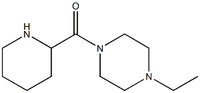 1-ethyl-4-(piperidin-2-ylcarbonyl)piperazine Structure