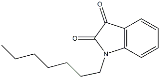 1-heptyl-2,3-dihydro-1H-indole-2,3-dione Structure