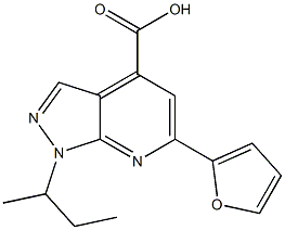1-sec-butyl-6-(2-furyl)-1H-pyrazolo[3,4-b]pyridine-4-carboxylic acid