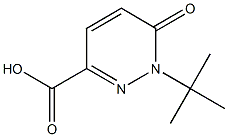 1-tert-butyl-6-oxo-1,6-dihydropyridazine-3-carboxylic acid Struktur
