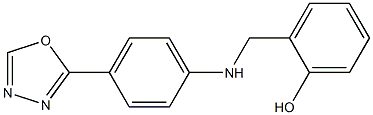 2-({[4-(1,3,4-oxadiazol-2-yl)phenyl]amino}methyl)phenol