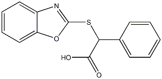 2-(1,3-benzoxazol-2-ylsulfanyl)-2-phenylacetic acid
