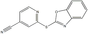 2-(1,3-benzoxazol-2-ylsulfanyl)pyridine-4-carbonitrile