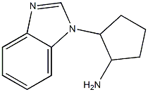 2-(1H-benzimidazol-1-yl)cyclopentanamine Structure