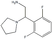 2-(2,6-difluorophenyl)-2-pyrrolidin-1-ylethanamine Structure