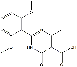 2-(2,6-dimethoxyphenyl)-4-methyl-6-oxo-1,6-dihydropyrimidine-5-carboxylic acid