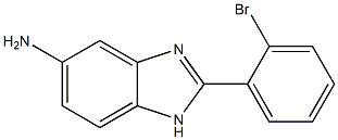 2-(2-bromophenyl)-1H-benzimidazol-5-amine Structure