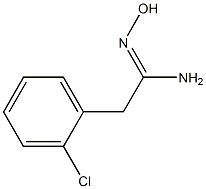 2-(2-chlorophenyl)-N'-hydroxyethanimidamide Structure