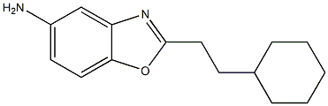 2-(2-cyclohexylethyl)-1,3-benzoxazol-5-amine Struktur