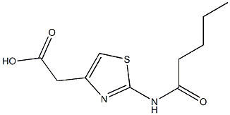 2-(2-pentanamido-1,3-thiazol-4-yl)acetic acid