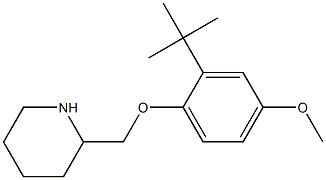 2-(2-tert-butyl-4-methoxyphenoxymethyl)piperidine