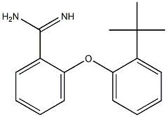2-(2-tert-butylphenoxy)benzene-1-carboximidamide Struktur