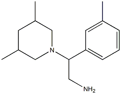 2-(3,5-dimethylpiperidin-1-yl)-2-(3-methylphenyl)ethanamine