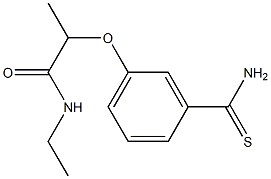 2-(3-carbamothioylphenoxy)-N-ethylpropanamide
