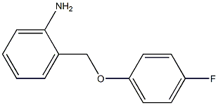 2-(4-fluorophenoxymethyl)aniline Struktur