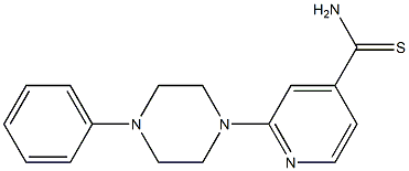 2-(4-phenylpiperazin-1-yl)pyridine-4-carbothioamide