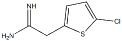 2-(5-chlorothien-2-yl)ethanimidamide Structure