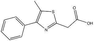 2-(5-methyl-4-phenyl-1,3-thiazol-2-yl)acetic acid