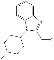  2-(chloromethyl)-1-(4-methylcyclohexyl)-1H-1,3-benzodiazole