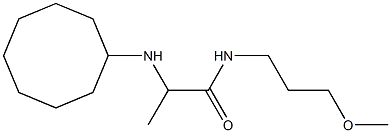 2-(cyclooctylamino)-N-(3-methoxypropyl)propanamide