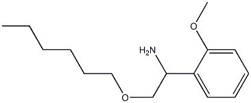 2-(hexyloxy)-1-(2-methoxyphenyl)ethan-1-amine 结构式