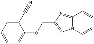 2-(imidazo[1,2-a]pyridin-2-ylmethoxy)benzonitrile Struktur