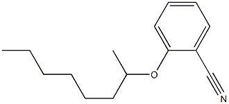 2-(octan-2-yloxy)benzonitrile Structure