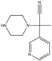 2-(piperazin-1-yl)-2-(pyridin-3-yl)propanenitrile