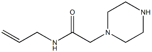 2-(piperazin-1-yl)-N-(prop-2-en-1-yl)acetamide