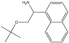 2-(tert-butoxy)-1-(naphthalen-1-yl)ethan-1-amine Struktur