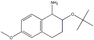 2-(tert-butoxy)-6-methoxy-1,2,3,4-tetrahydronaphthalen-1-amine Struktur