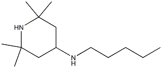 2,2,6,6-tetramethyl-N-pentylpiperidin-4-amine Structure