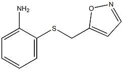 2-[(1,2-oxazol-5-ylmethyl)sulfanyl]aniline Struktur