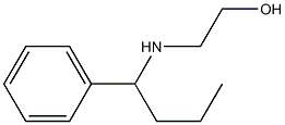 2-[(1-phenylbutyl)amino]ethan-1-ol Structure