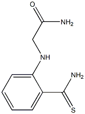 2-[(2-carbamothioylphenyl)amino]acetamide Struktur