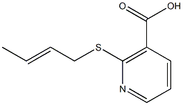 2-[(2E)-but-2-enylthio]nicotinic acid