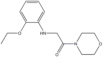 2-[(2-ethoxyphenyl)amino]-1-(morpholin-4-yl)ethan-1-one Struktur