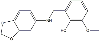 2-[(2H-1,3-benzodioxol-5-ylamino)methyl]-6-methoxyphenol