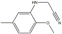 2-[(2-methoxy-5-methylphenyl)amino]acetonitrile Structure