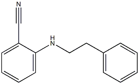 2-[(2-phenylethyl)amino]benzonitrile Structure