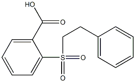 2-[(2-phenylethyl)sulfonyl]benzoic acid Structure