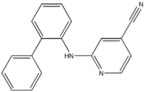 2-[(2-phenylphenyl)amino]pyridine-4-carbonitrile