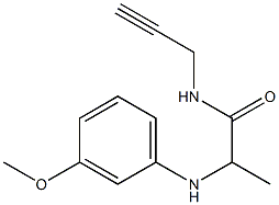 2-[(3-methoxyphenyl)amino]-N-(prop-2-yn-1-yl)propanamide