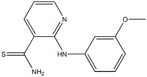 2-[(3-methoxyphenyl)amino]pyridine-3-carbothioamide