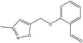 2-[(3-methyl-1,2-oxazol-5-yl)methoxy]benzaldehyde Structure