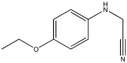 2-[(4-ethoxyphenyl)amino]acetonitrile Struktur
