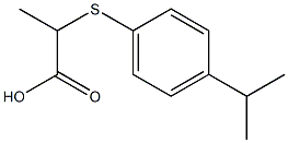 2-[(4-isopropylphenyl)thio]propanoic acid