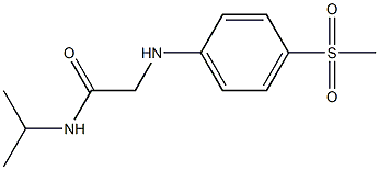 2-[(4-methanesulfonylphenyl)amino]-N-(propan-2-yl)acetamide