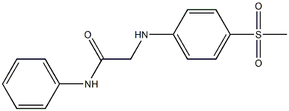 2-[(4-methanesulfonylphenyl)amino]-N-phenylacetamide